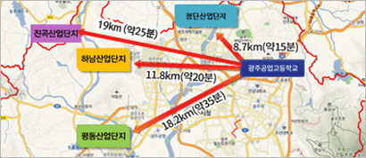 학생 이동계획 지도